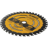 DEWALT 7-1/4 In. 40-Tooth Framing /Ripping Blister Circular Saw Blade