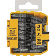 DEWALT 30-Piece 1 In. Philips #2 Screwdriver Bit Set with ToughCase+ system