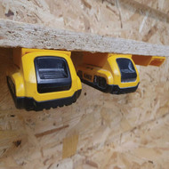 StealthMounts DeWalt 20V/60V Yellow Battery Mounts (6 Pack)