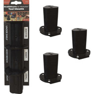 StealthMounts Milwaukee M12 Black Tool Mounts (3 pack)