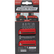 StealthMounts Magnetic Bit Holders for Milwaukee M18 (2 Pack)