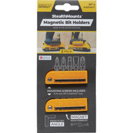 StealthMounts Magnetic Bit Holders for DeWALT 20V (2 Pack)