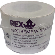 REXTREME 6 In. x 75 Ft. Butyl-Hybrid Window & Door Flashing Tape