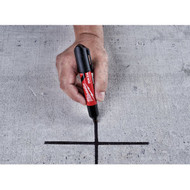 Milwaukee INKZALL Large Chisel Tip Black Job Site Marker