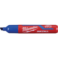 Milwaukee INKZALL Large Chisel Tip Blue Job Site Marker