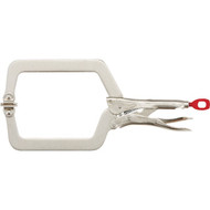Milwaukee Torque Lock 9 In. Locking C-Clamp with Swivel Jaws