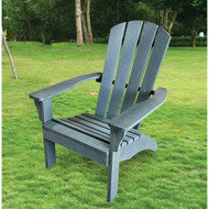 Leigh Country Gray Poly-Resin All Weather Adirondack Chair