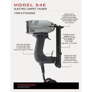 Powernail 20-Gauge 3/16 In. Electric Carpet Floor Stapler