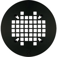 Sioux Chief 4-1/4 In. Matte Black Snap-In Shower Drain Strainer