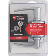 Kwikset Satin Chrome Delta Entry Door Lever with SmartKey