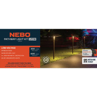 Nebo LED Espresso All-Weather Metal Sleek Style Low Voltage Landscape Path Light Kit (8-Piece)