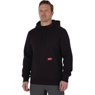 Milwaukee Large Black Midweight Pullover Hooded Sweatshirt