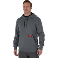 Milwaukee Medium Gray Midweight Pullover Hooded Sweatshirt
