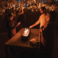 Ukiah Loom X 28 In. Black Rectangle Tabletop Gas Fire Pit
