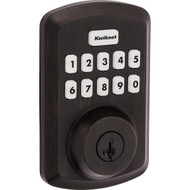 Kwikset Powerbolt 250 10-Button Keypad Electronic Deadbolt Door Lock  Venetian Bronze