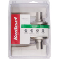 Kwikset Ladera Hall/Closet Lever  Satin Nickel