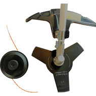 Senix 4QL 31cc 4-Cycle Gas Powered 10 In. Brush Cutter and 17.7 In. String Trimmer