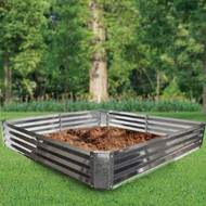 Dalen 4 Ft. x 4 Ft. Galvanized Steel Rustic Raised Bed Garden