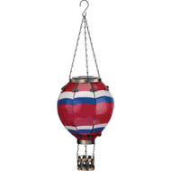 Regal Art & Gift Large Striped Hot Air Balloon Solar Lantern
