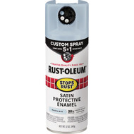 Rust-Oleum Stops Rust 12 Oz. Custom Spray 5 in 1 Satin Spray Paint  Peaceful Blue
