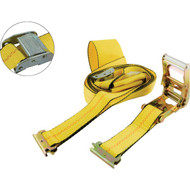 Erickson 4 In. x 22 Ft. Adjustable Standard Tire E-Track Ratchet Strap