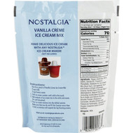 Nostalgia 8 Oz. Vanilla Individual Ice Cream Packets