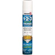 Zinsser 26 Oz. Bulls Eye 1-2-3 Primer Spray with Turbo Spray System  Flat White