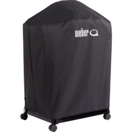 Weber Q 2800 Black Full Length Grill Cart Cover
