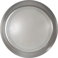 Satco Nuvo 7 In. Brushed Nickel 60W Equivalent LED CCT-Selectable Disk Flush Mount Ceiling Light Fixture