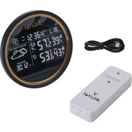 Taylor Digital Inside/Outside Round Weather Forecaster