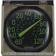 Taylor 13.25 In. Glow In Dark Numbers Dial Thermometer