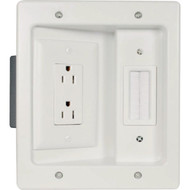 Legrand On-Q In-Wall TV Connection Kit  White