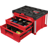 Milwaukee PACKOUT Multi-Depth 3-Drawer Tool Box  50 Lb. Capacity