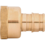 SharkBite 1/2 In. Barb x 1/2 In. FNPT Brass PEX-A Adapter