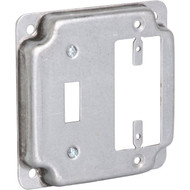 Southwire GFI Outlet & Toggle Switch Raised Steel Exposed Work Square Cover