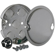 Southwire 4-11/16 in. W. 5.3 Cu. In. Steel Metallic Round Box