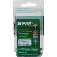 SPAX 6 x 5/8 In. Flat Head Unidrive (Combo Drive) Zinc (Interior) Wood Screw (50-Count)