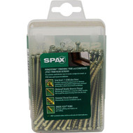 SPAX 8 x 3-1/8 In. PT HCR (Exterior Rated) Yellow Trim Screw (100-Count)