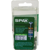SPAX 8 x 1-1/4 In. Flat Head Unidrive (Combo Drive) Zinc (Interior) Wood Screw (30-Count)