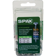 SPAX 8 x 1-1/2 In. Flat Head Unidrive (Combo Drive) Zinc (Interior) Wood Screw (25-Count)