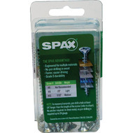 SPAX 8 x 2-1/2 In. Flat Head Unidrive (Combo Drive) Zinc (Interior) Wood Screw (12-Count)