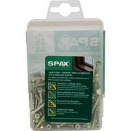 SPAX 8 x 1-1/2 In. PT HCR (Exterior Rated) Yellow Trim Screw (100-Count)
