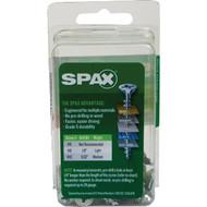 SPAX 10 x 1 In. Flat Head Unidrive (Combo Drive) Zinc (Interior) Wood Screw (20-Count)