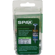SPAX 10 x 1-1/2 In. Flat Head Unidrive (Combo Drive) Zinc (Interior) Wood Screw (15-Count)