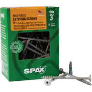 SPAX 10 x 3 In. Wafer Head T-20+ HCR-X (Exterior Rated) Cabinet Screw 1 Lb. (63-Count)