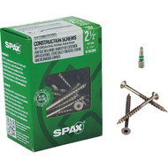 SPAX 10 x 2-1/2 In. Flat Head T-20+ 304 Stainless Steel (Exterior Rated) 1 Lb. (83-Count)