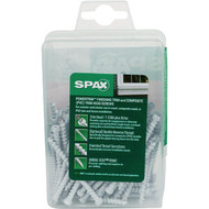 SPAX 8 x 2 In. Double Thread HCR (Exterior Rated) White Trim Screw (100-Count)