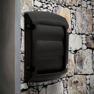Dundas Jafine ProVent 4 In. Black Louvered Exhaust Replacement Vent Cap