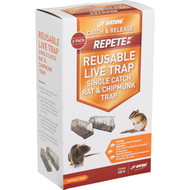JT Eaton Repete Plastic Reusable Live Rat & Chipmunk Trap (2-Pack)