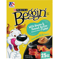 Purina Beggin' Strips Bacon & Peanut Butter Flavor Chewy Dog Treat  25 Oz.
